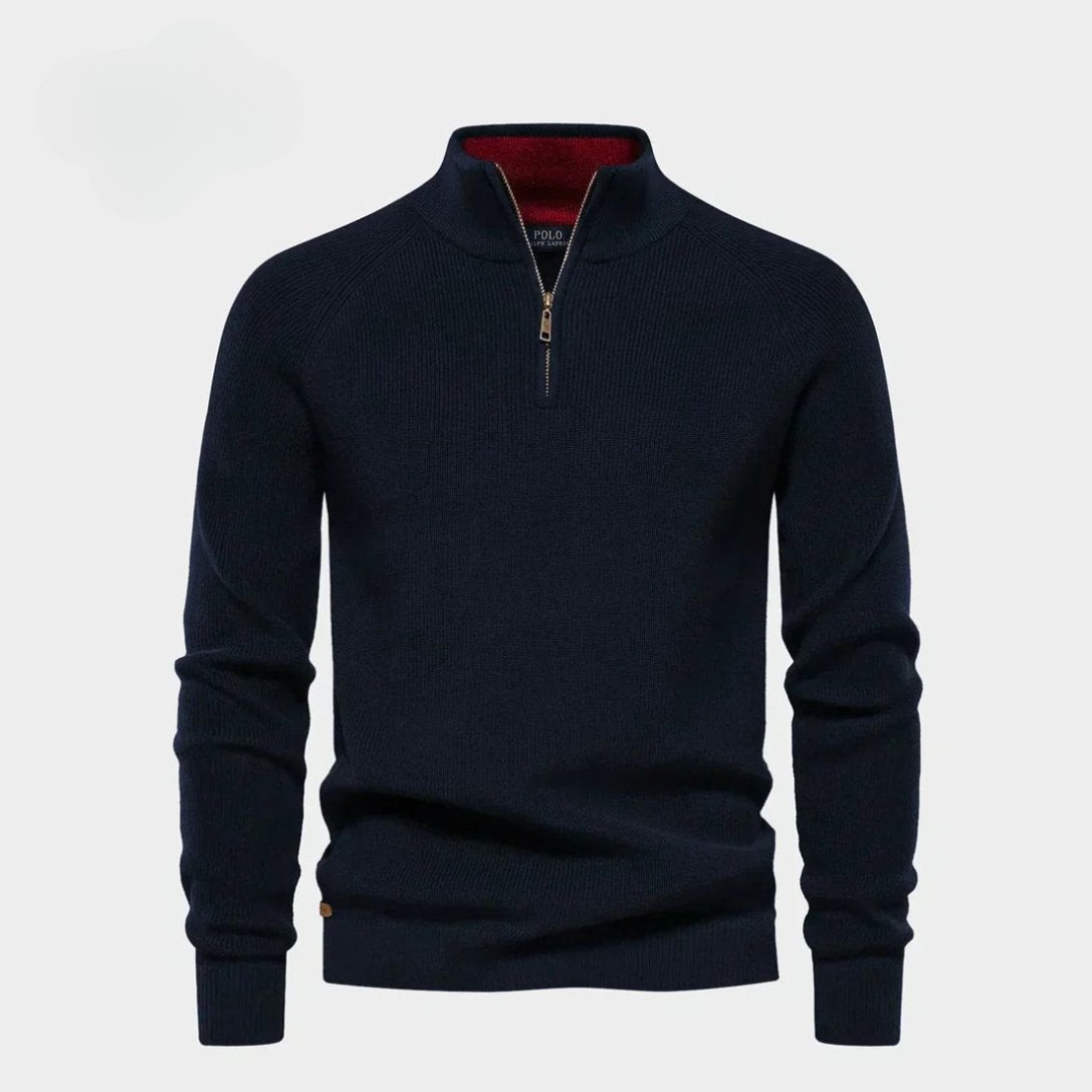 Half-Zip Wool Jumper