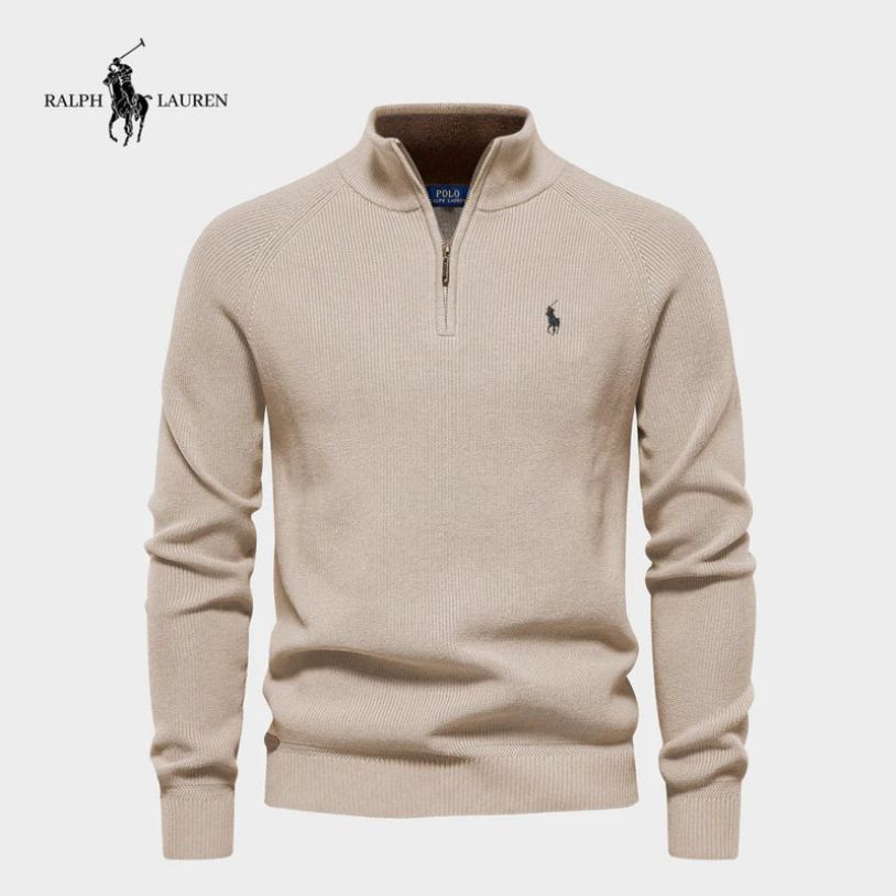 Half-Zip Merino Wool Sweater