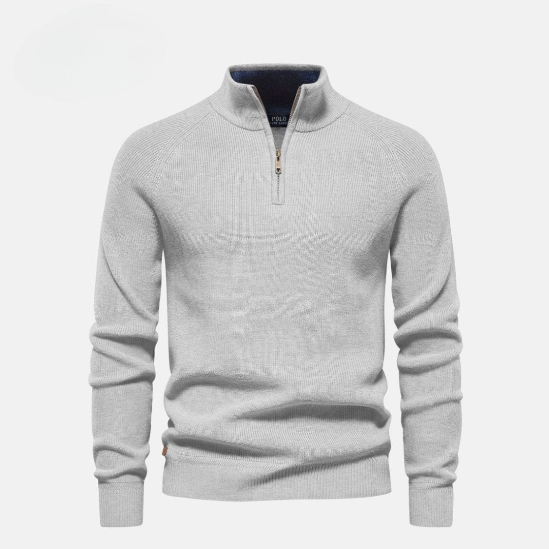 Half-Zip Wool Jumper