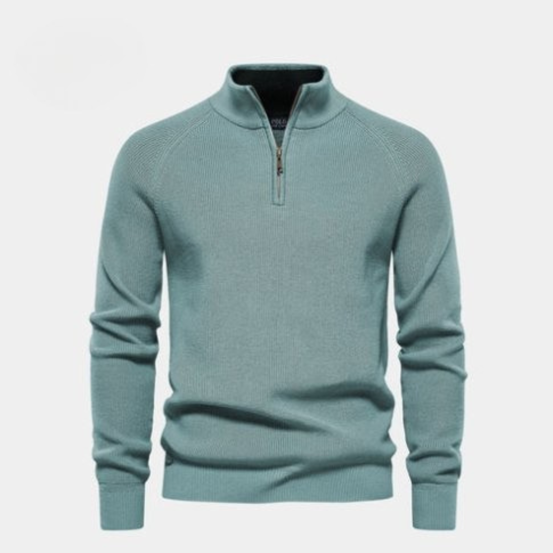 Half-Zip Wool Jumper